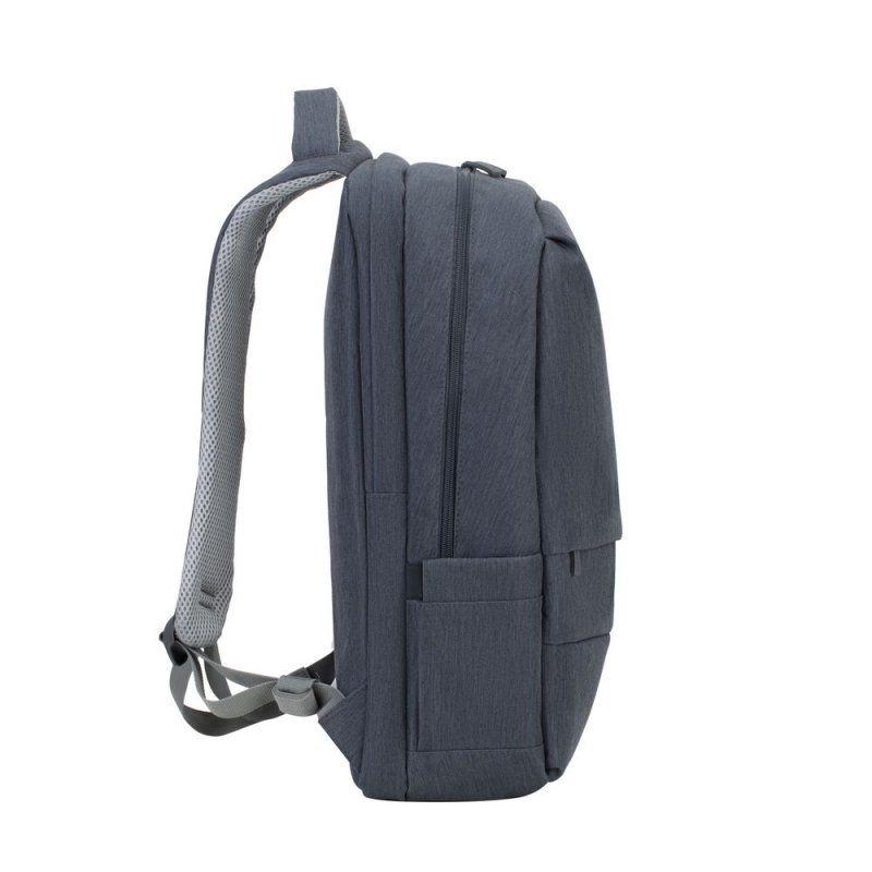 Mochila RIVACASE 7567 Prater (Poliéster - 43,9 cm - Altura 48 cm - Cinza Escuro), miniatura 3