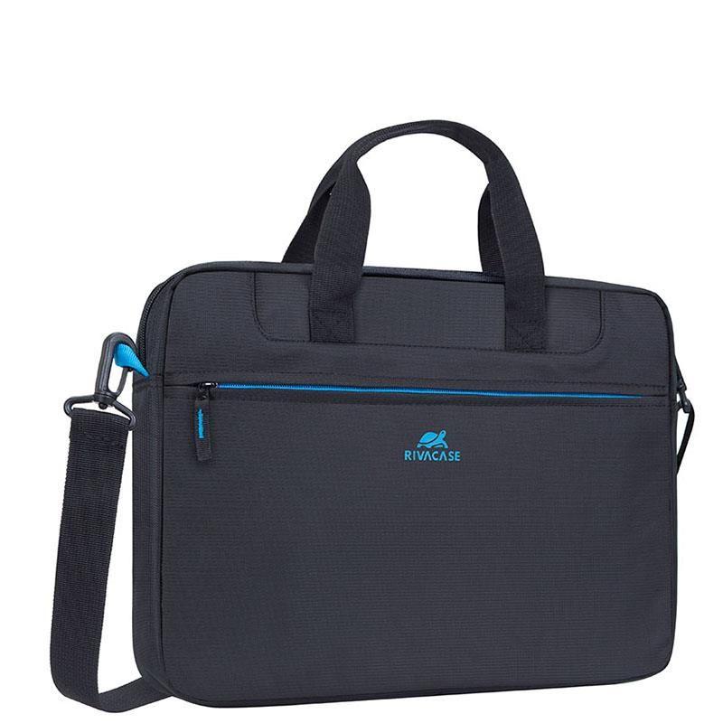 Mala para Portátil RIVACASE 8027 (Almofadadas - 14" - Preto)