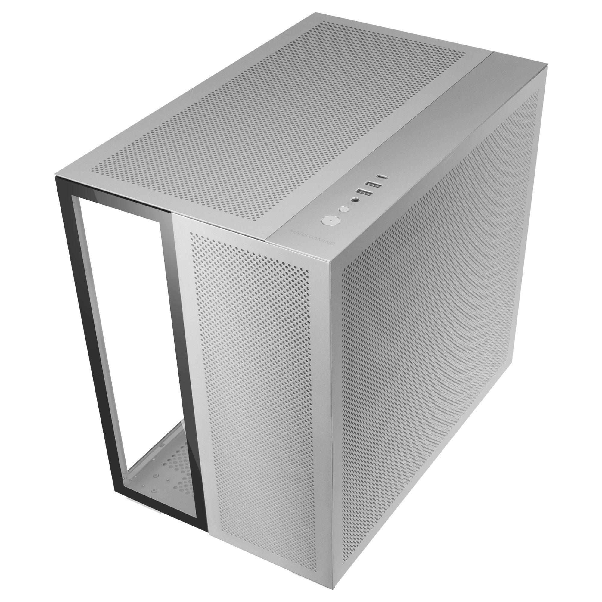 Caixa de Computador MARS GAMING MCNOVA (Torre - Vidro temperado, Alumínio - 16 cm - Alumínio e Preto) — miniatura 6
