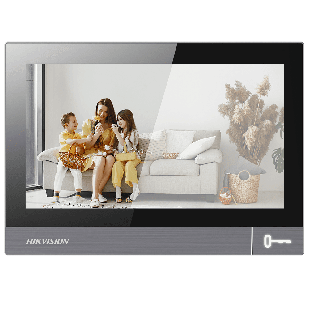 Monitor de Videoporteiro HIKVISION DS-KH8381-TE1 (7" IPS tátil - 1024 × 600 - Montagem à superfície)