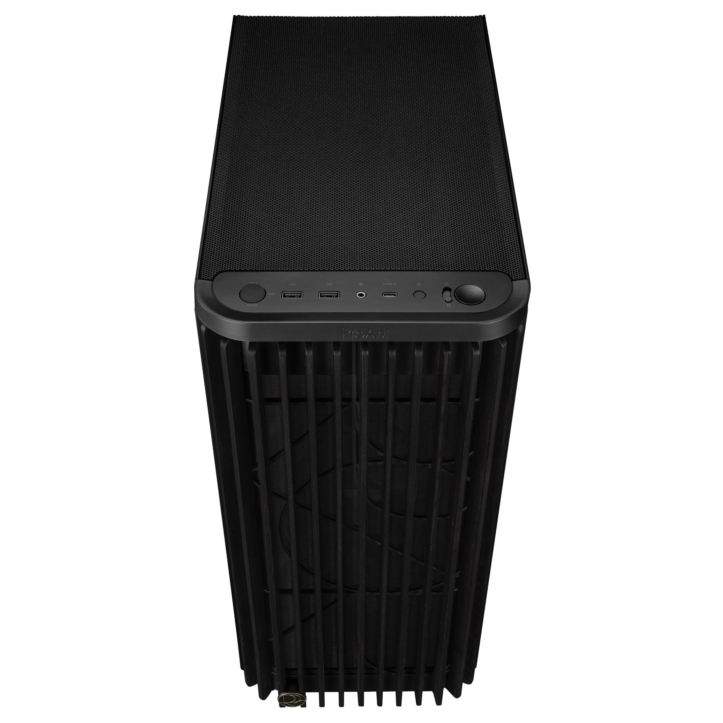 Caixa PC ASUS ProArt PA401 Wood Edition Mesh Panel (Madeira - 16 cm - 31,5 cm - Preto) — miniatura 4