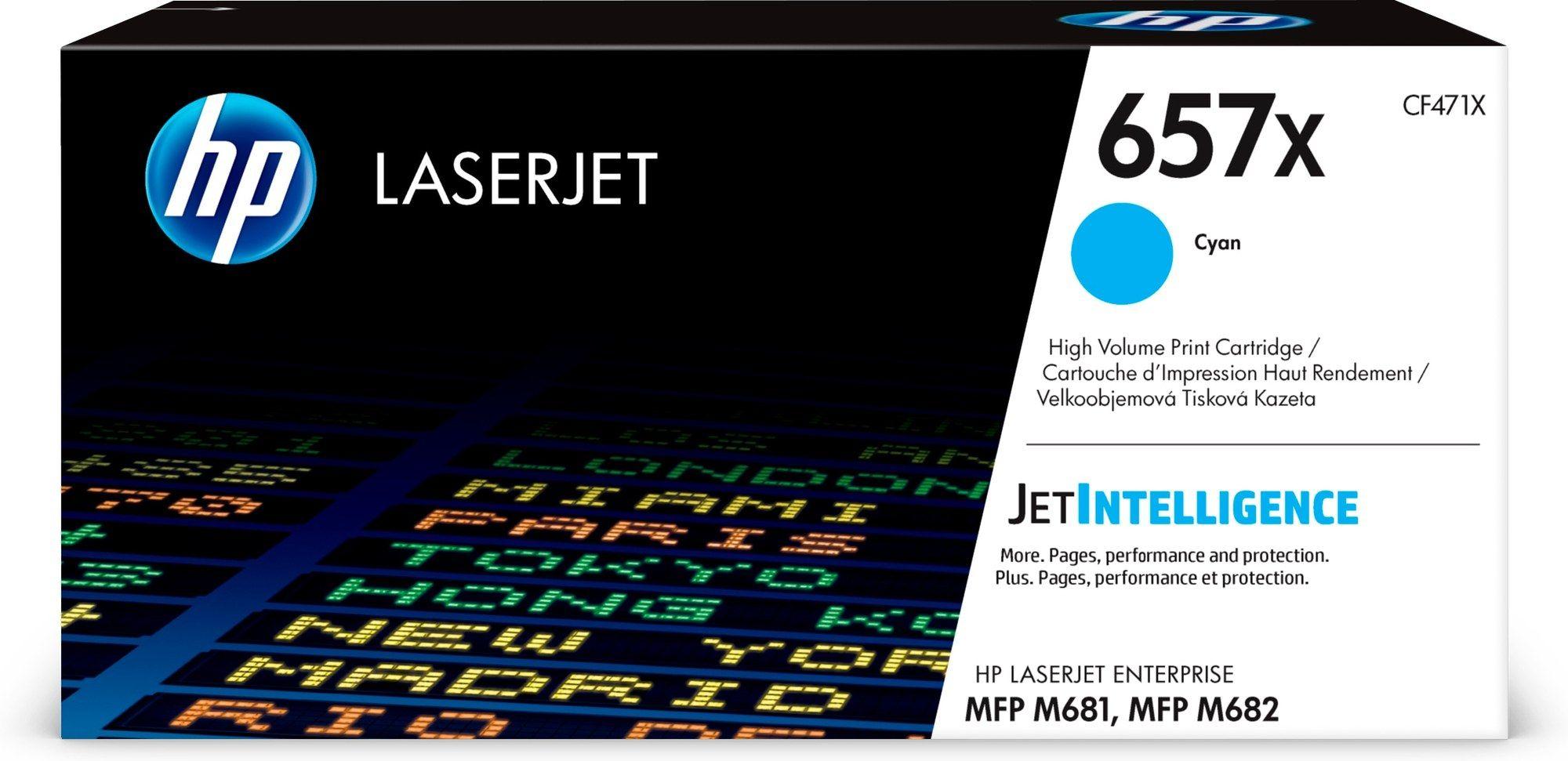 Toner HP 657X (23000 páginas - Ciano)
