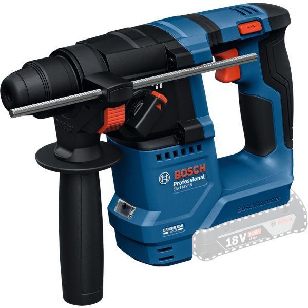 Martelo Perfurador Sem Fios BOSCH GBH 18V-18 Professional (Azul/Preto), miniatura 2