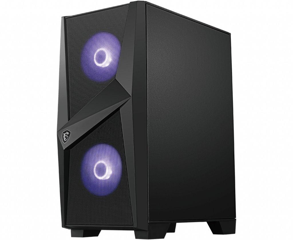 Caixa PC MSI MAG Forge 100M (ATX, micro ATX, Mini-ITX - Midi Tower - ATX, Micro-ATX, Mini-ITX - Preto) — miniatura 3