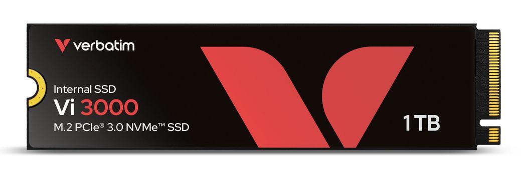 SSD VERBATIM 49375 / Vi3000 (1 TB - M.2 - PCIe 3.0 NVMe - Preto) — miniatura 3