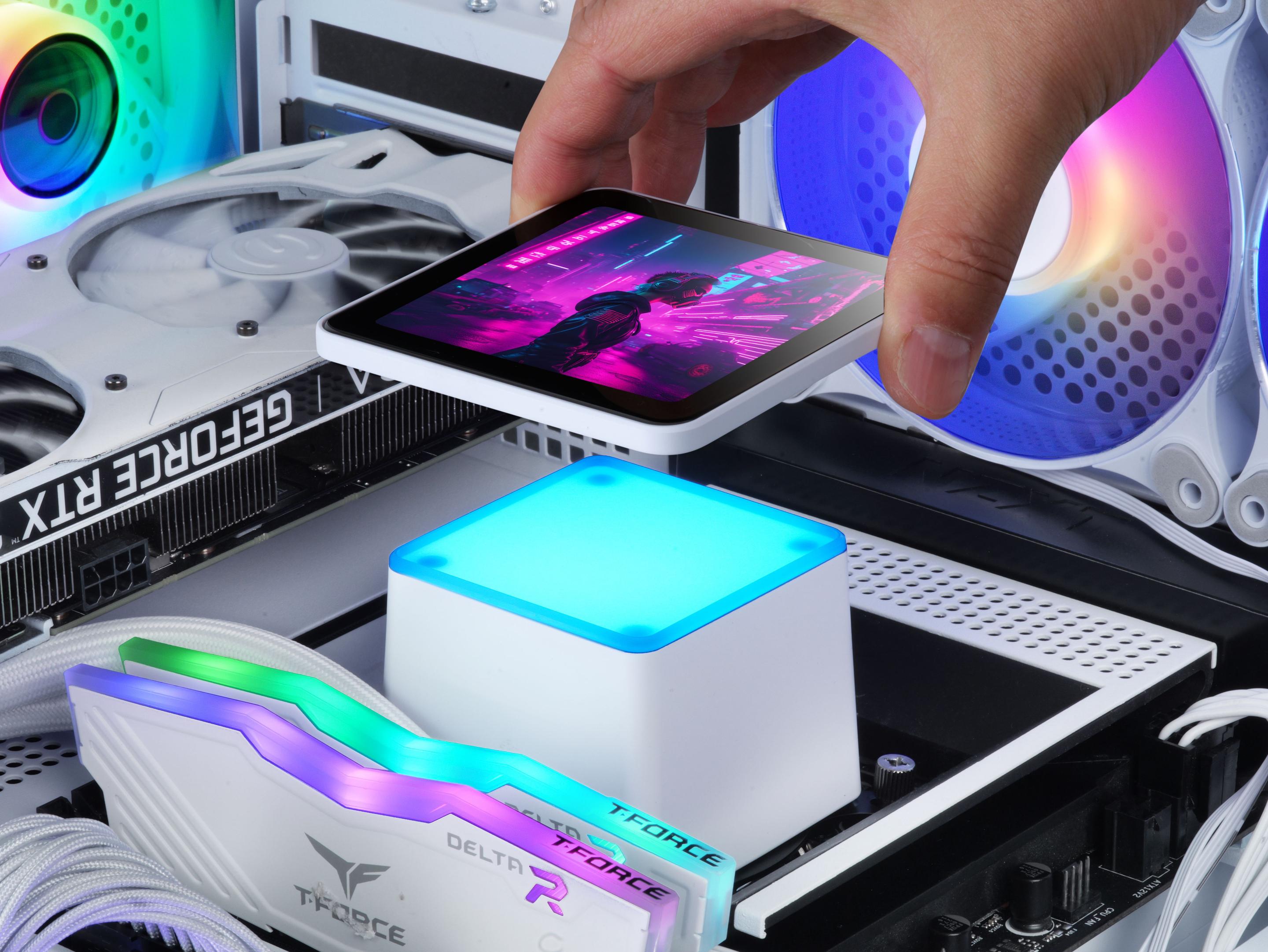 Sistema de Refrigeração Líquida MARS GAMING MLVISIONPRO360 (Branco) — miniatura 4