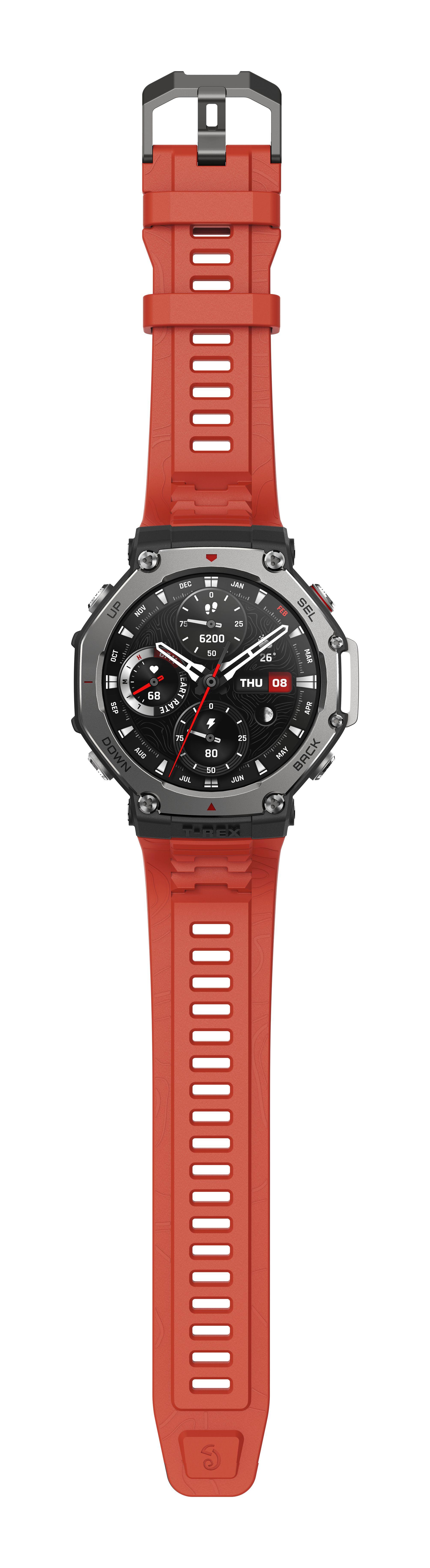 Smartwatch AMAZFIT T-Rex 3 (Redondo - Zepp OS - OLED - Vermelho Lava) — miniatura 7