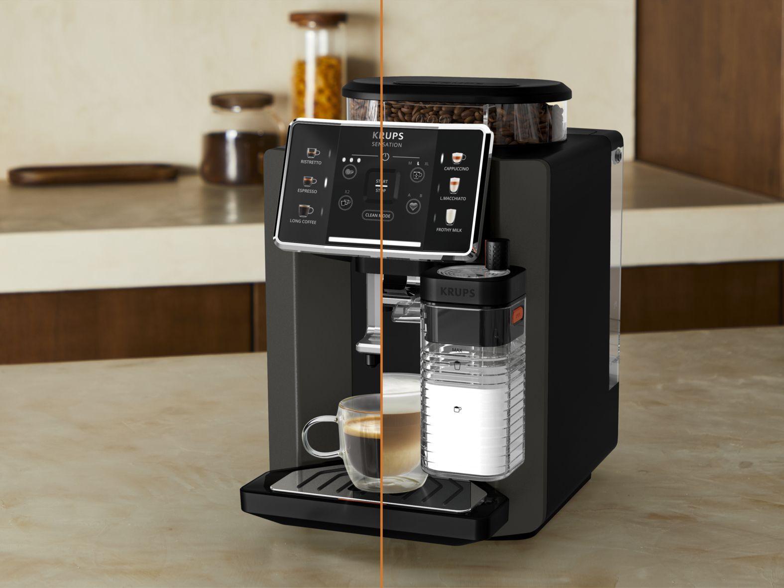 Máquina de Café Expresso Automática KRUPS EA912910 (Grãos de café - 1450 W - 1,7 l - Preto) — miniatura 5