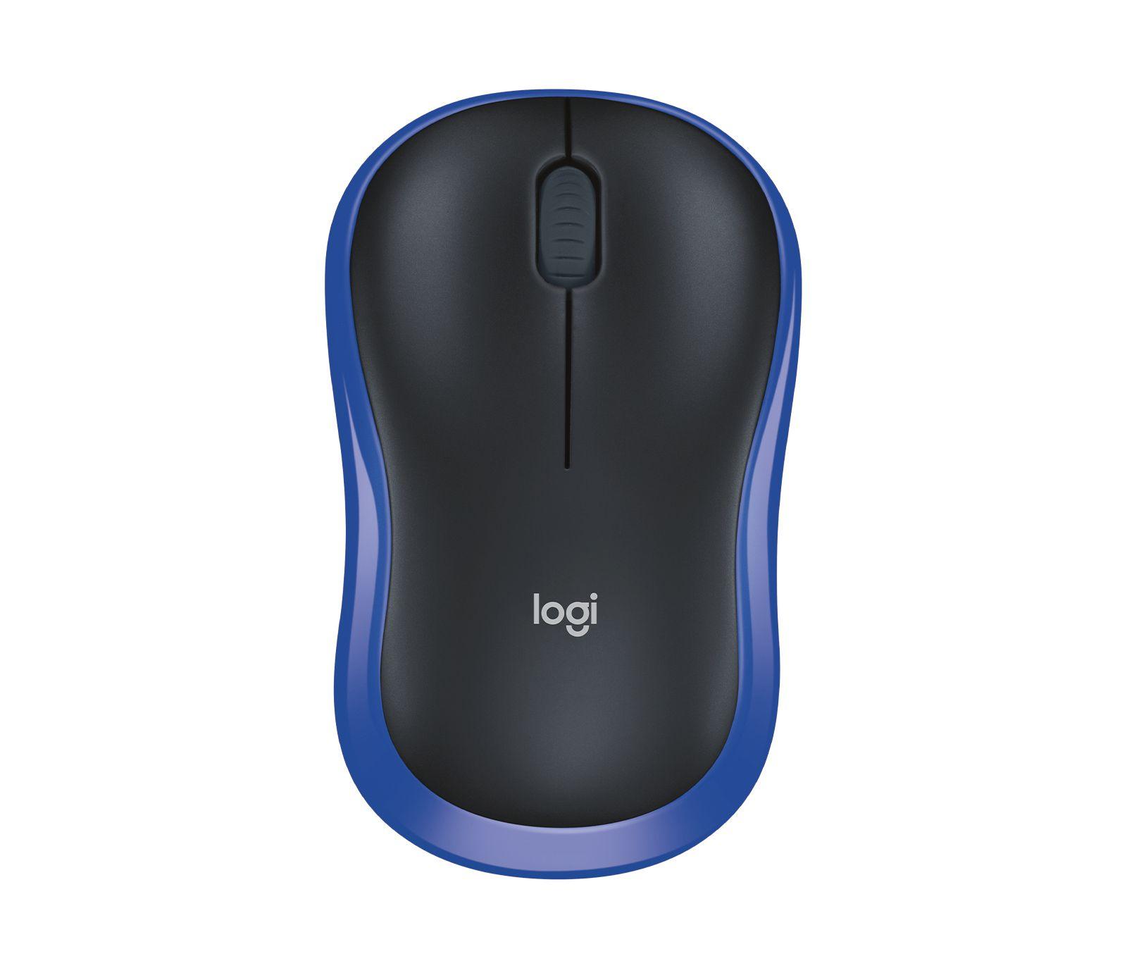 Rato LOGITECH M185 (Ambidestro - 1000 DPI - Ótica - Azul) — miniatura 3