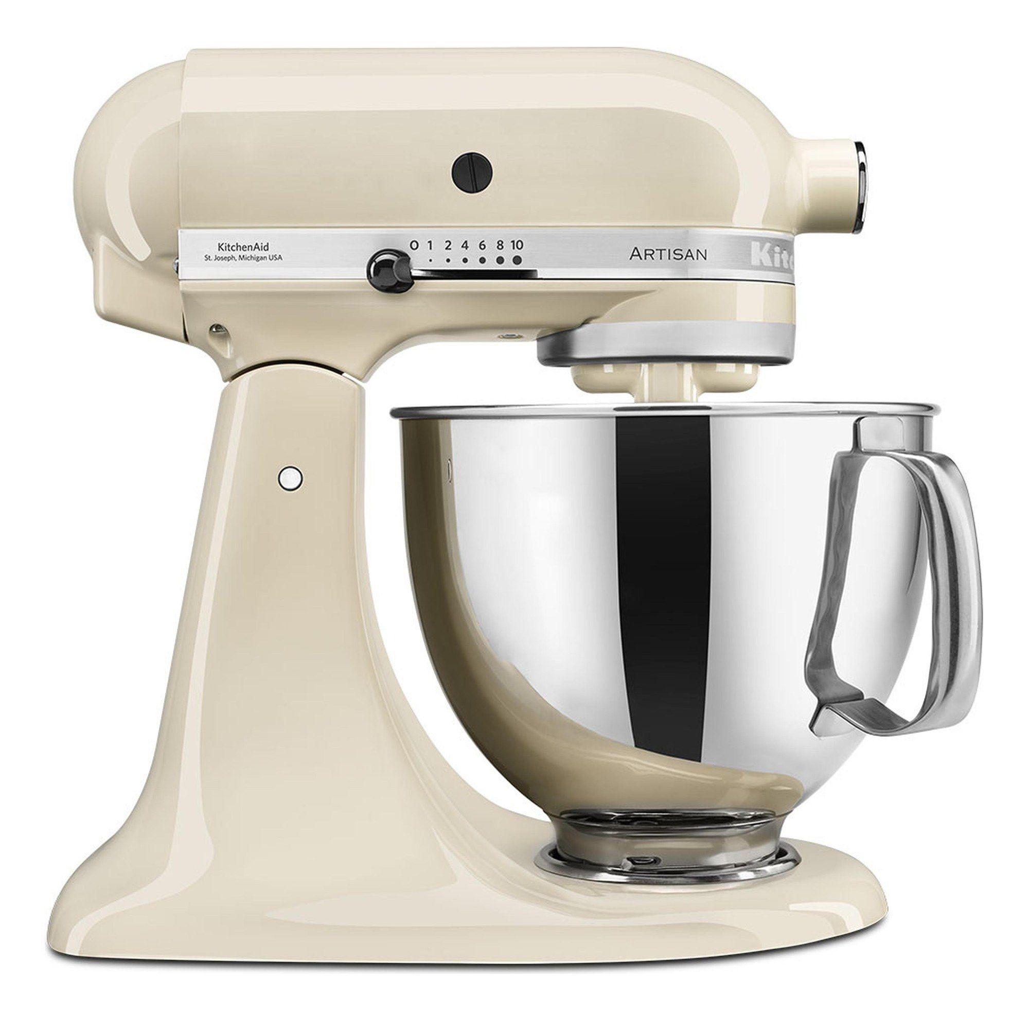 Batedeira Planetária KITCHENAID Artisan 5KSM175PSEAC (300 W - 220 RPM - 4,7 l - Creme)