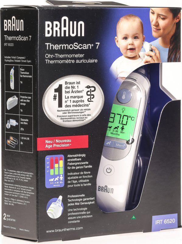Termómetro de Ouvido BRAUN ThermoScan 7 IRT6520 (Branco) — miniatura 2