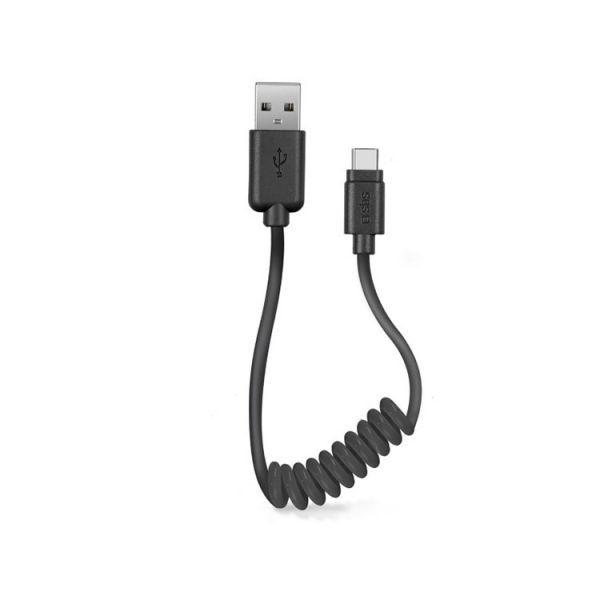 Cabo USB-A para USB-C SBS TECABLETYPCSK (Preto) — miniatura 2