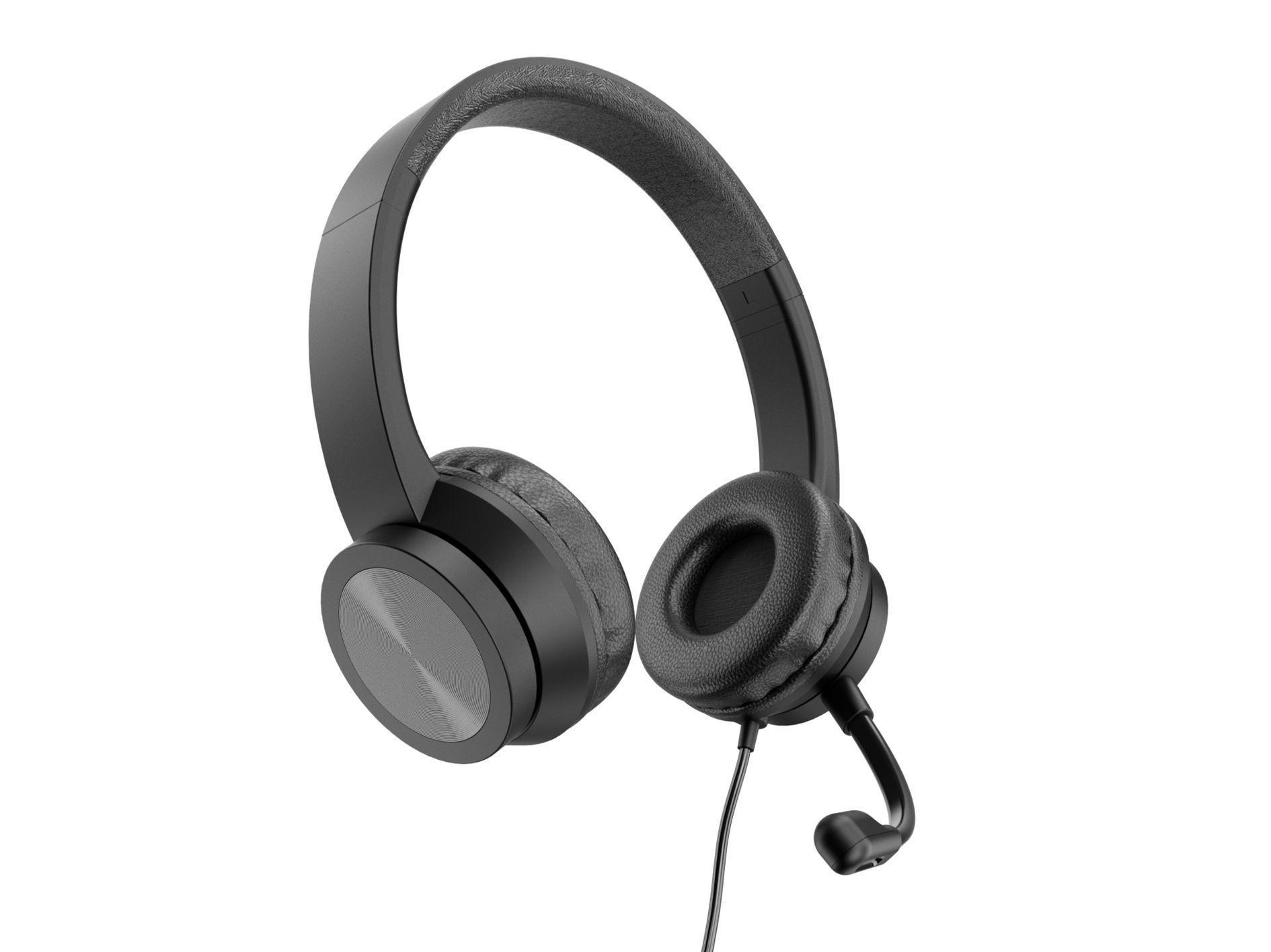 Headset CONCEPTRONIC POLONA05BC (Binaural - Com fios - Circum-aural - Preto) — miniatura 2