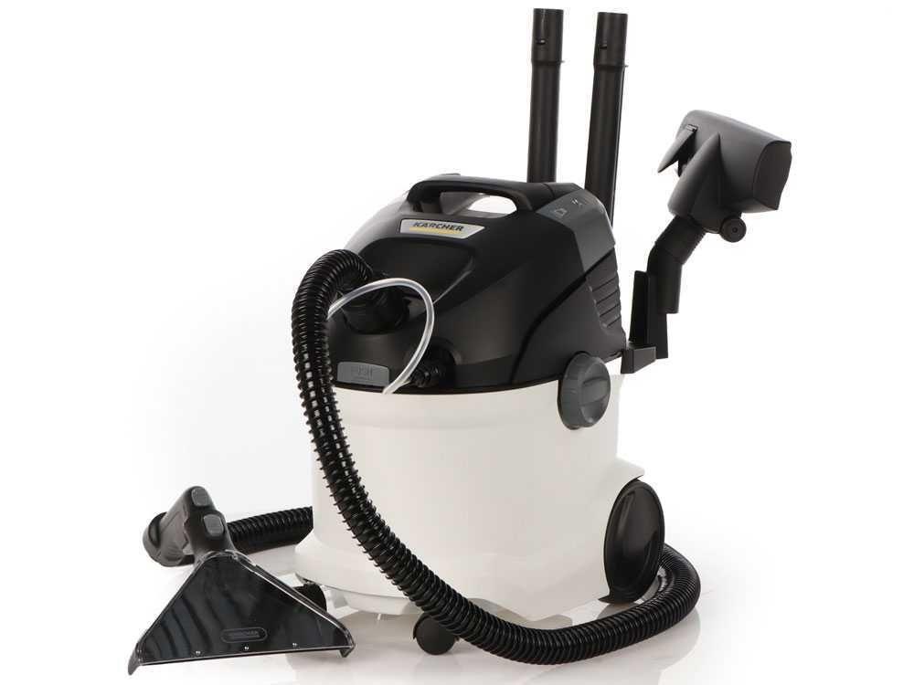 Aspirador de lavagem KARCHER SE 5 (Pavimentos duros e alcatifas - Branco/Preto)