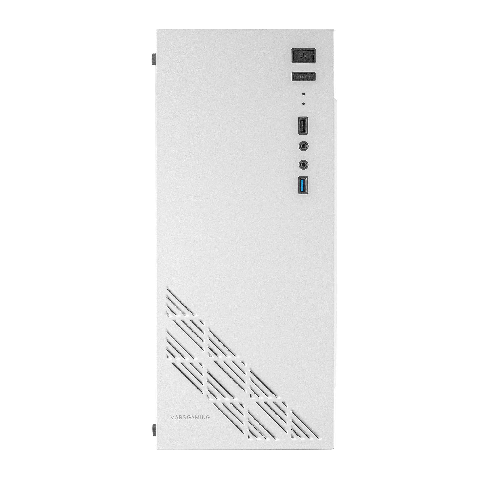 Caixa PC MARS GAMING MC100 (ATX, micro ATX, Mini-ITX - 2.5" - Mini-ITX, ATX - Branco) — miniatura 2