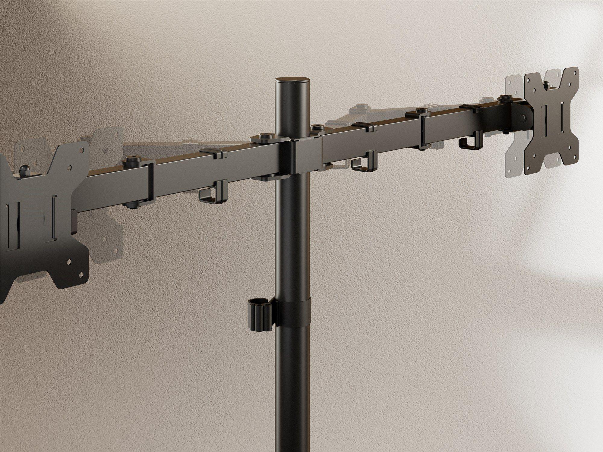 Suporte de Secretária Duplo EQUIP 650176 (17"-32" - 10 kg por Monitor - Preto), miniatura 3