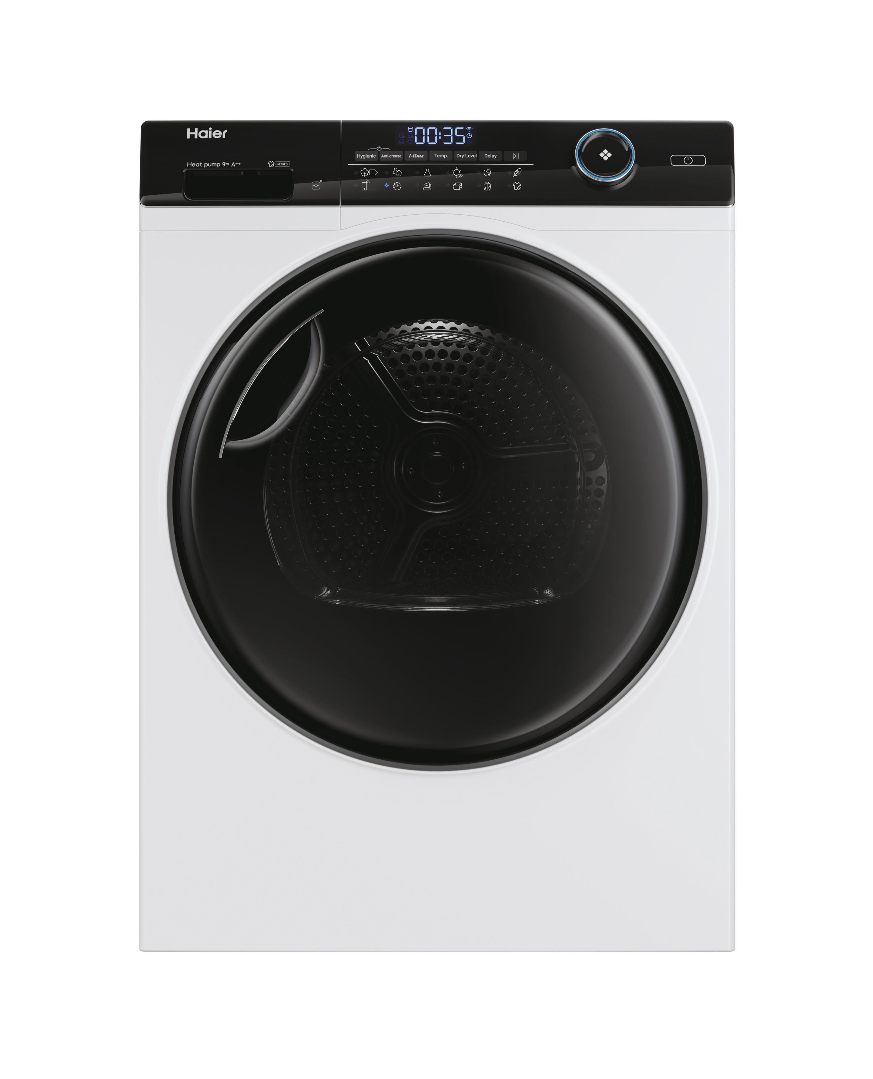 Máquina de Secar Roupa Independente HAIER HD90A3959S (9 kg - Bomba de calor - Direita - Branco)