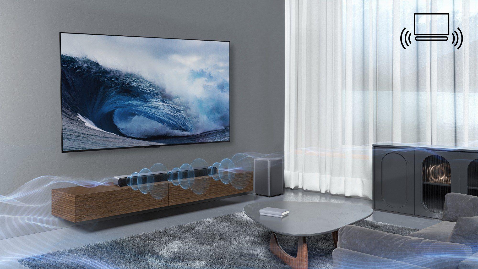 Barra de Som TCL S55HE (60 W - Com fios e sem fios - Titânio), miniatura 7