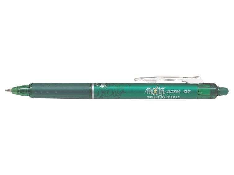 Esferográfica Retrátil Apagável PILOT FriXion Ball Clicker BLRT-FR7-G (Verde)