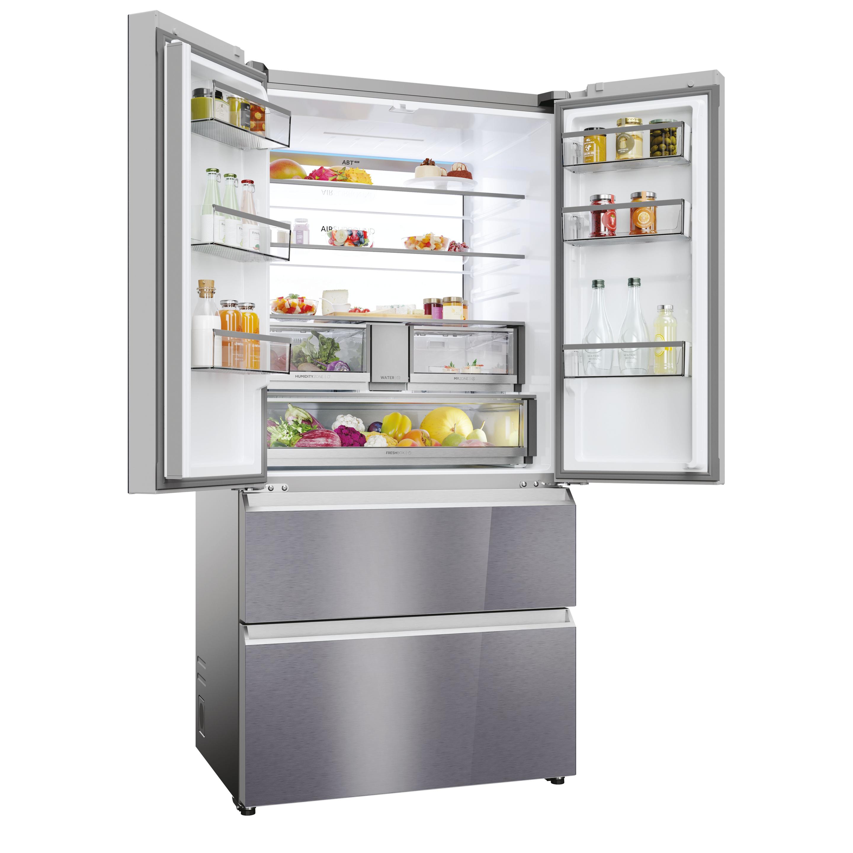 Frigorífico Americano Independente HAIER HFR79F19EFGK (703 L - hOn - 190x90,5x74,8 cm - Inox), miniatura 4