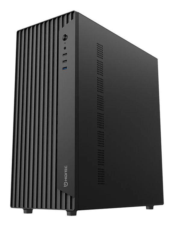 Caixa PC HIDITEC Blok (ATX, ITX, micro ATX - Midi Tower - ATX, ITX, Micro-ATX - Preto) — miniatura 2
