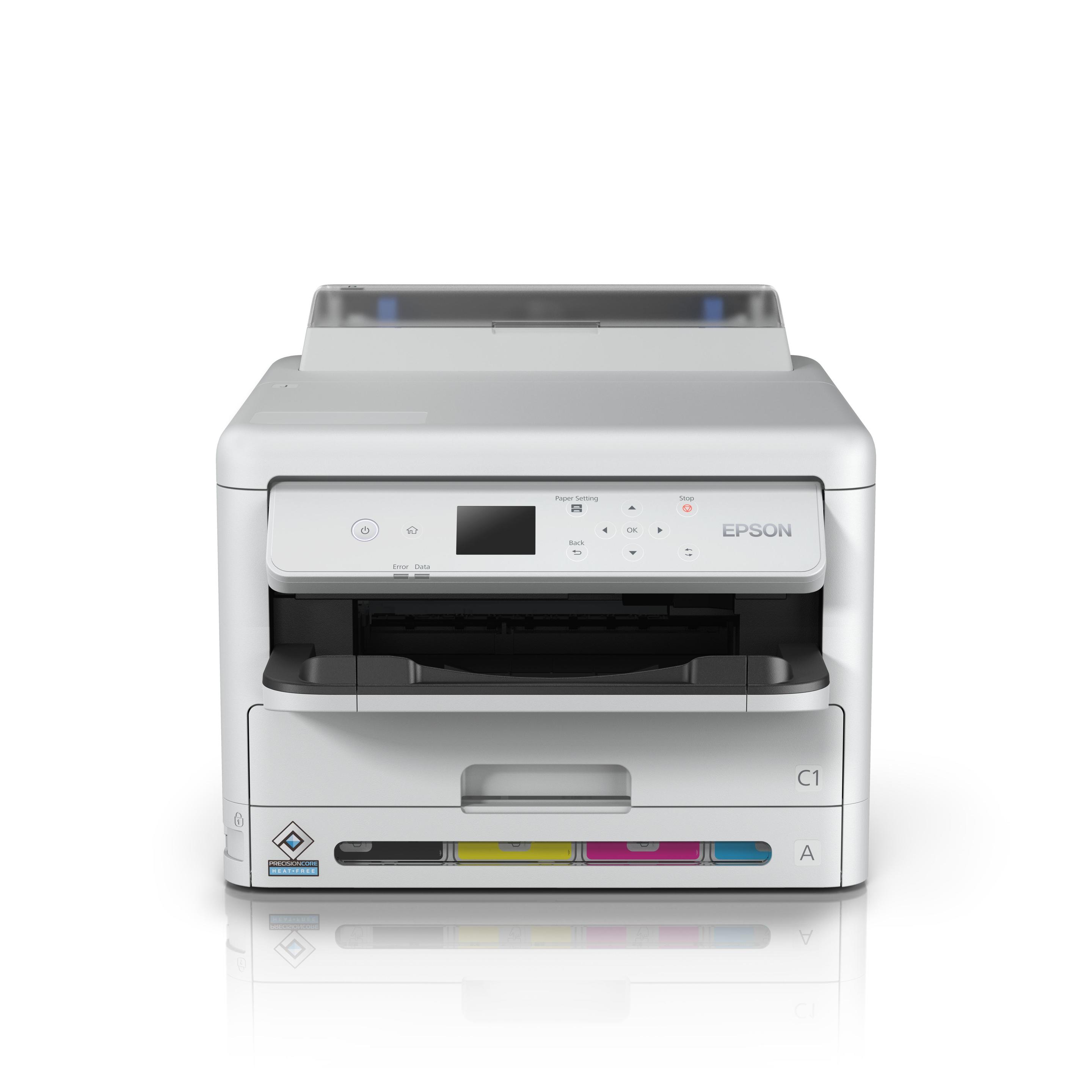 Impressora Jato de Tinta EPSON WorkForce Pro WF-C5390DW (A4 - Jato de tinta a cores - 330 folhas - Preto/Branco)