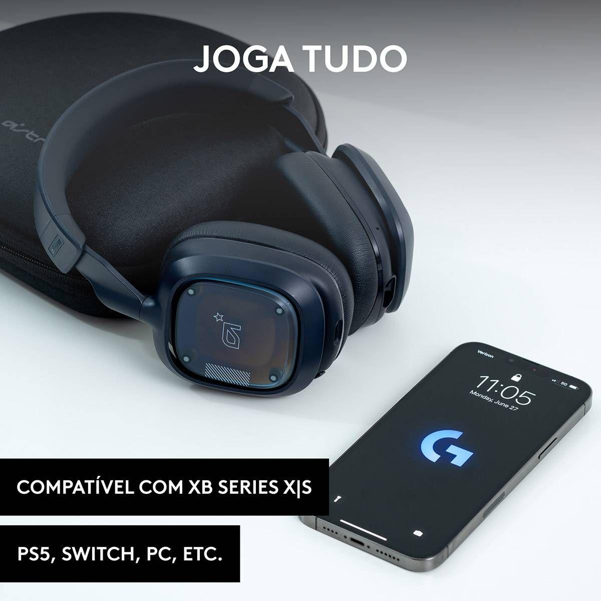 Headset Gaming LOGITECH ASTRO Gaming A30 - For Xbox (Binaural - Circum-aural - USB-A - Azul-marinho), miniatura 2