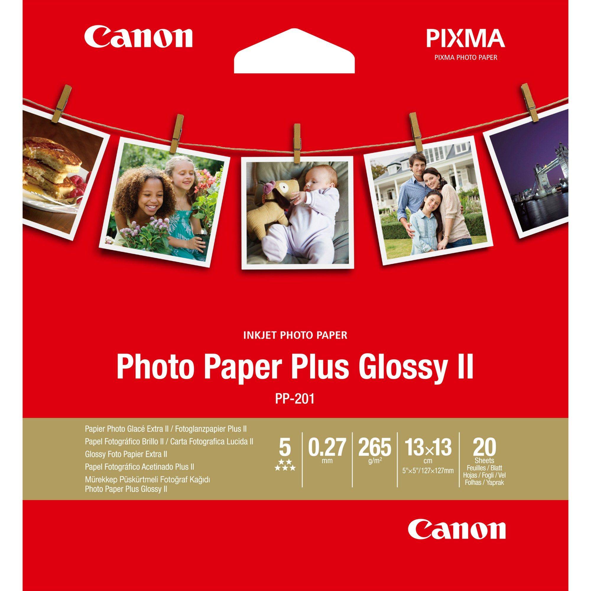 Papel Fotográfico CANON PP-201 Plus Glossy II 2311B060 (Branco)