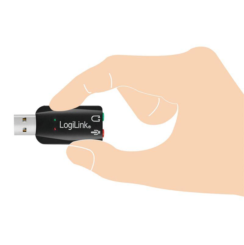 Placa de Som USB LOGILINK UA0053 (USB - Preto) — miniatura 7