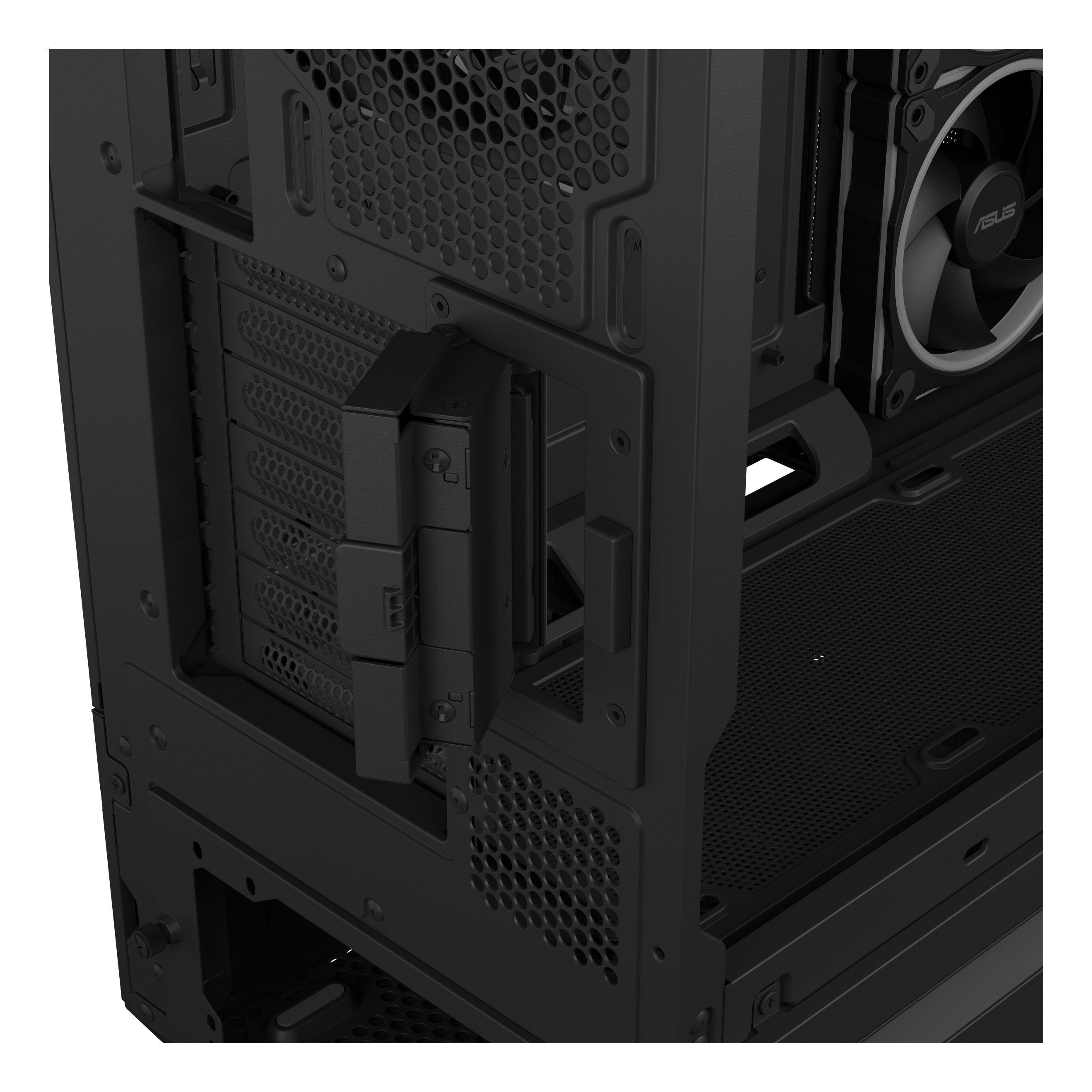 Caixa PC ASUS PRIME AP304 TG ARGB (Mini-ITX, ATX, micro ATX - 17,5 cm - 42 cm - Preto) — miniatura 14