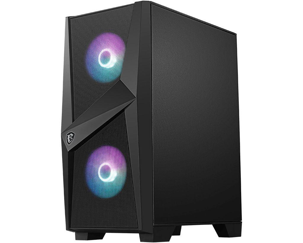 Caixa PC MSI MAG FORGE 100R (ATX, micro ATX, Mini-ITX - Midi Tower - Vidro temperado - Preto) — miniatura 3
