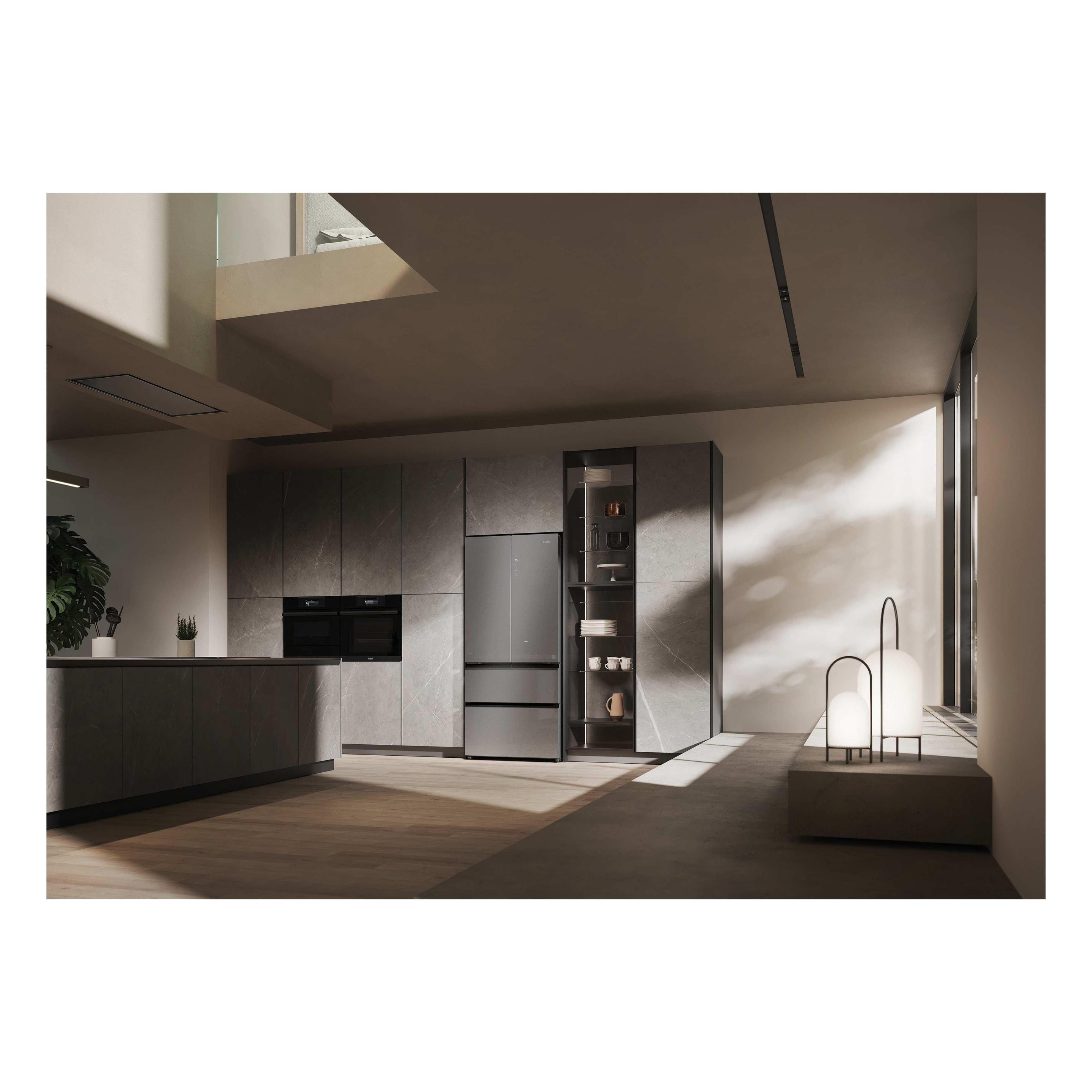 Frigorífico Americano Independente HAIER HFR7819ENGC (504 L - hOn - 190x83x63,6 cm - Inox), miniatura 11