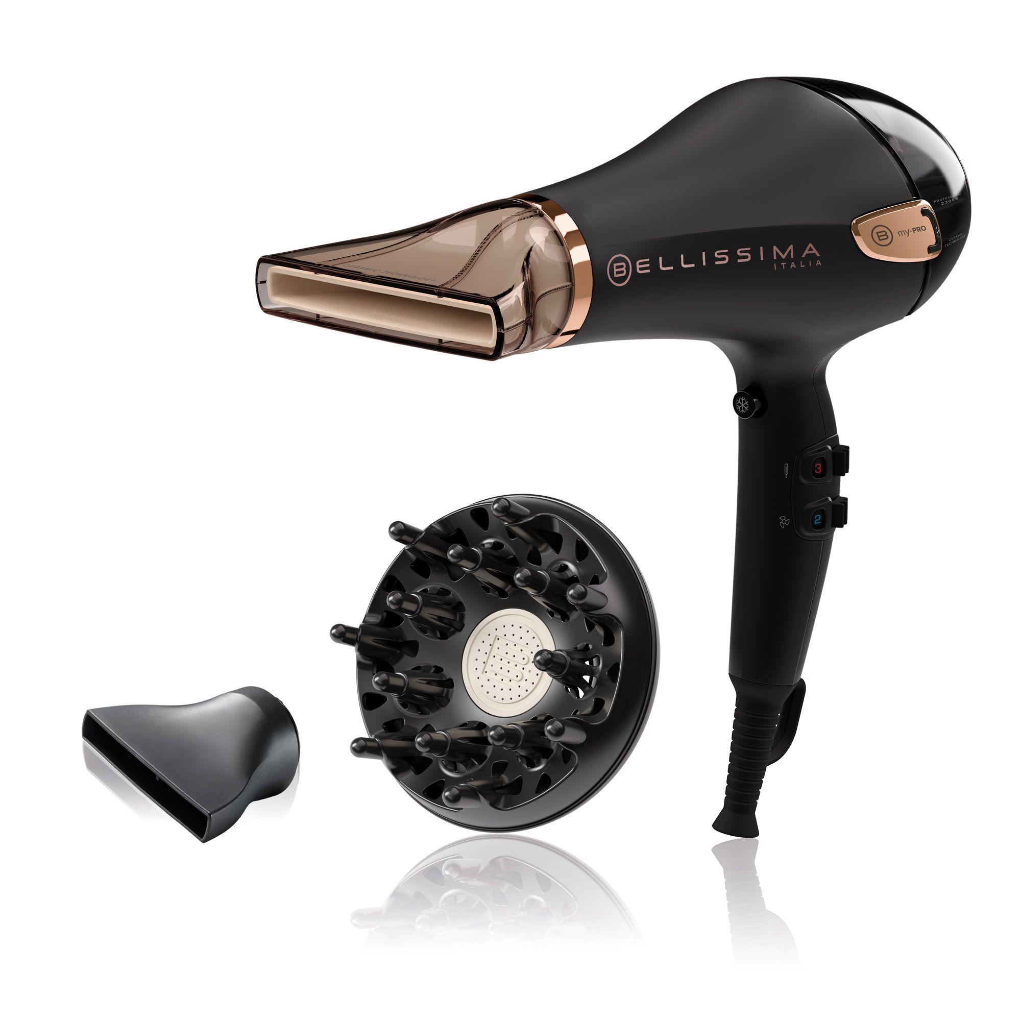Secador de Cabelo BELLISSIMA My Pro P5 3800 (Preto/Rosa Dourado)