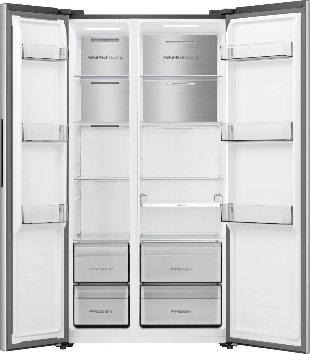 Frigorífico Americano Independente HISENSE RS3P538NAIE (527 L - 178,6x91,1x60 cm - Inox Cinzento), miniatura 5