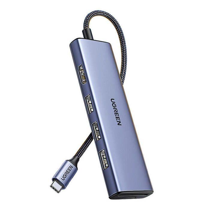 Adaptador USB-C UGREEN CM511 (USB Type-C - HDMI, USB 3.0 - Prateado) — miniatura 2