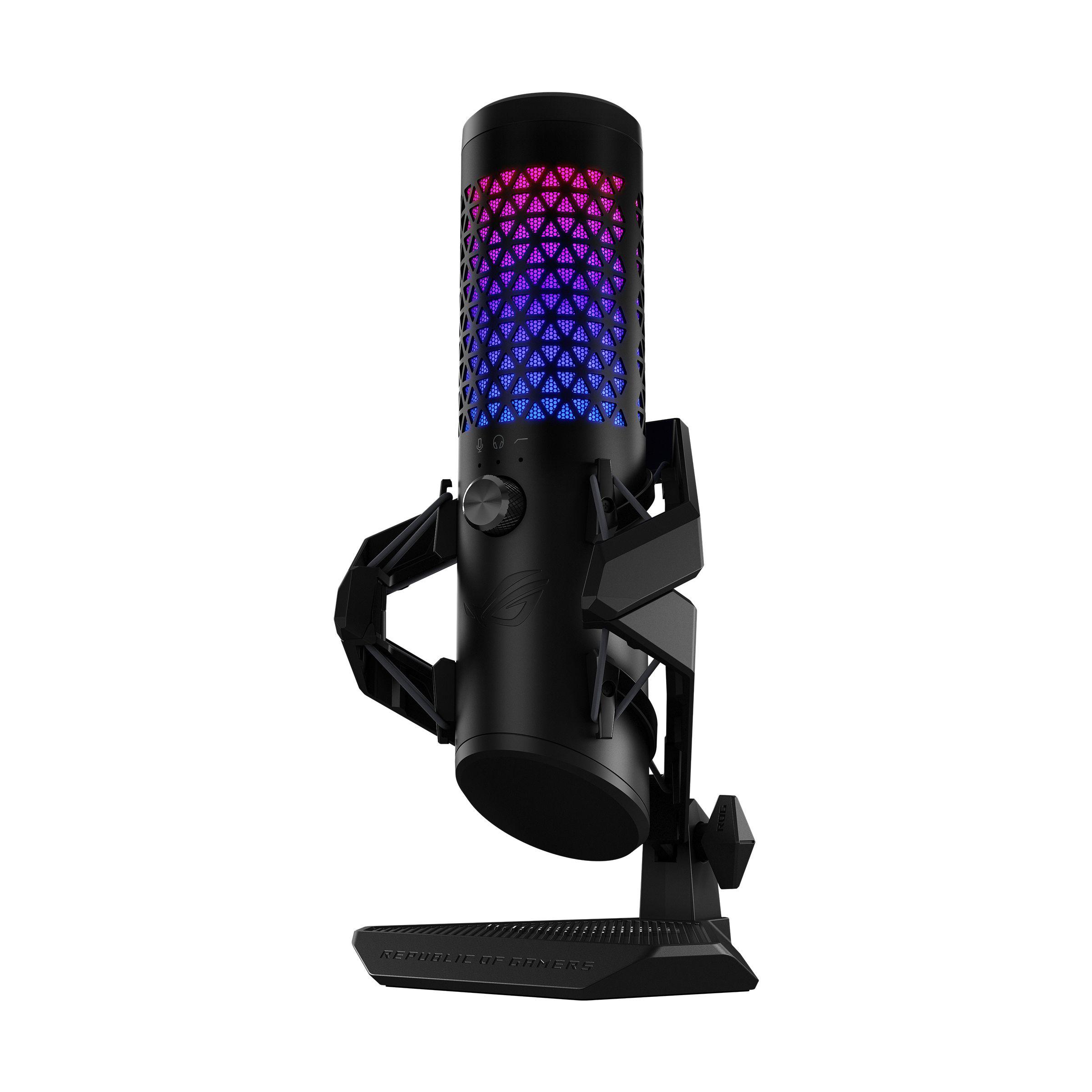 Microfone ASUS ROG Carnyx (Microfone de mesa - Com fios - USB - Preto)