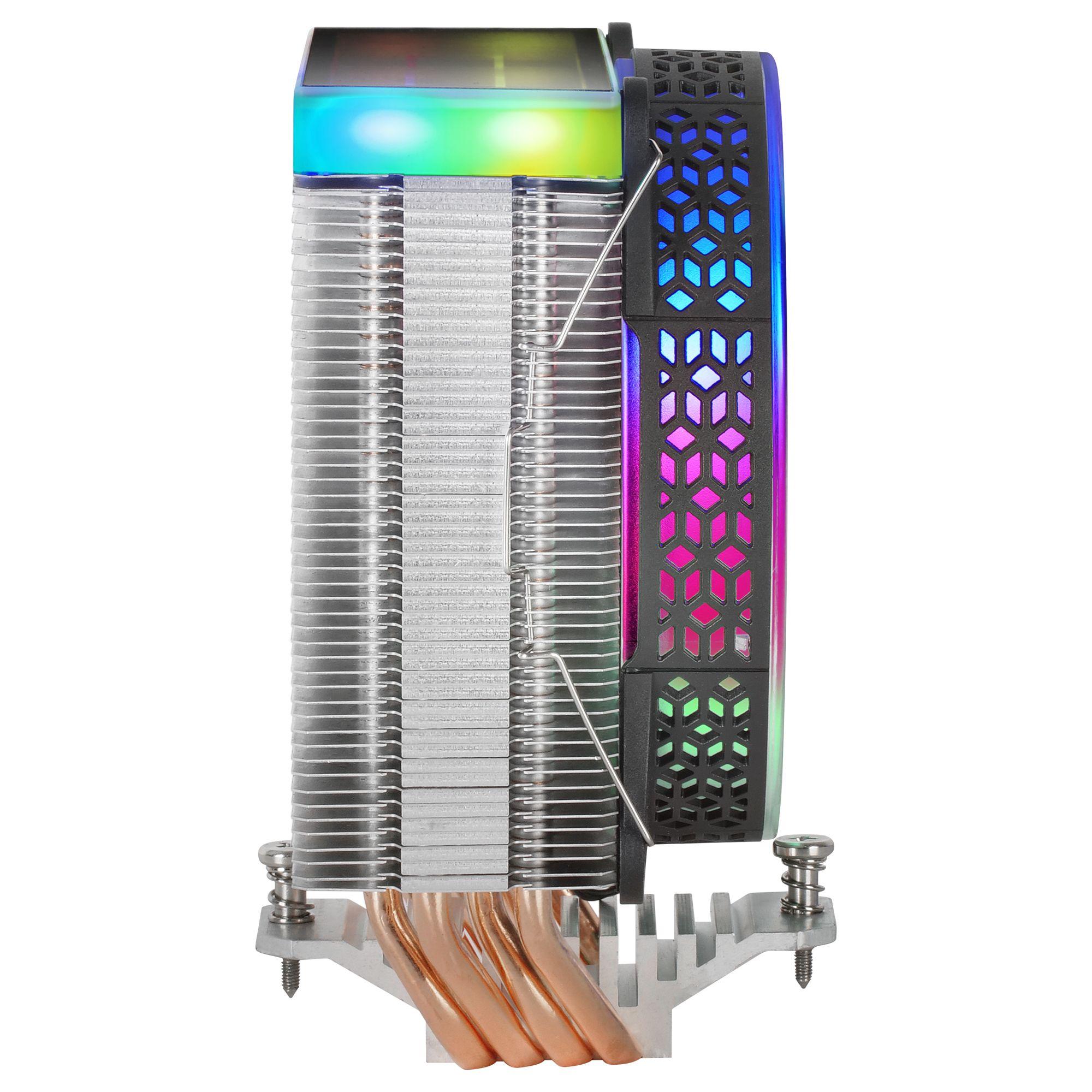 Dissipador de CPU MARS GAMING MCPU-VR (12 cm - 1 unidade - 1600 RPM - Preto) — miniatura 4