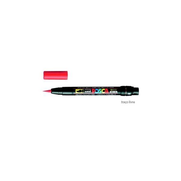 Marcador de Pintura a Pincel POSCA PCF-350 (Plástico - Vermelho), miniatura 2