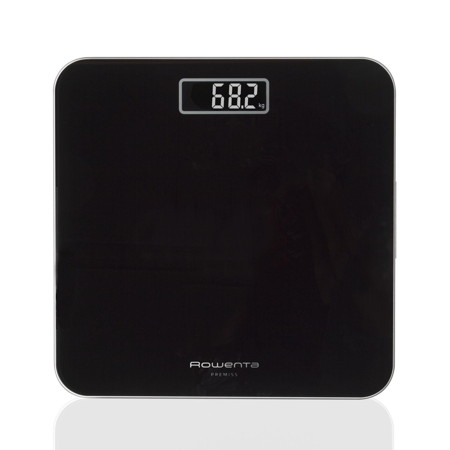 Balança Pessoal Eletrónica ROWENTA BS1800V0 (Vidro temperado - Preto)