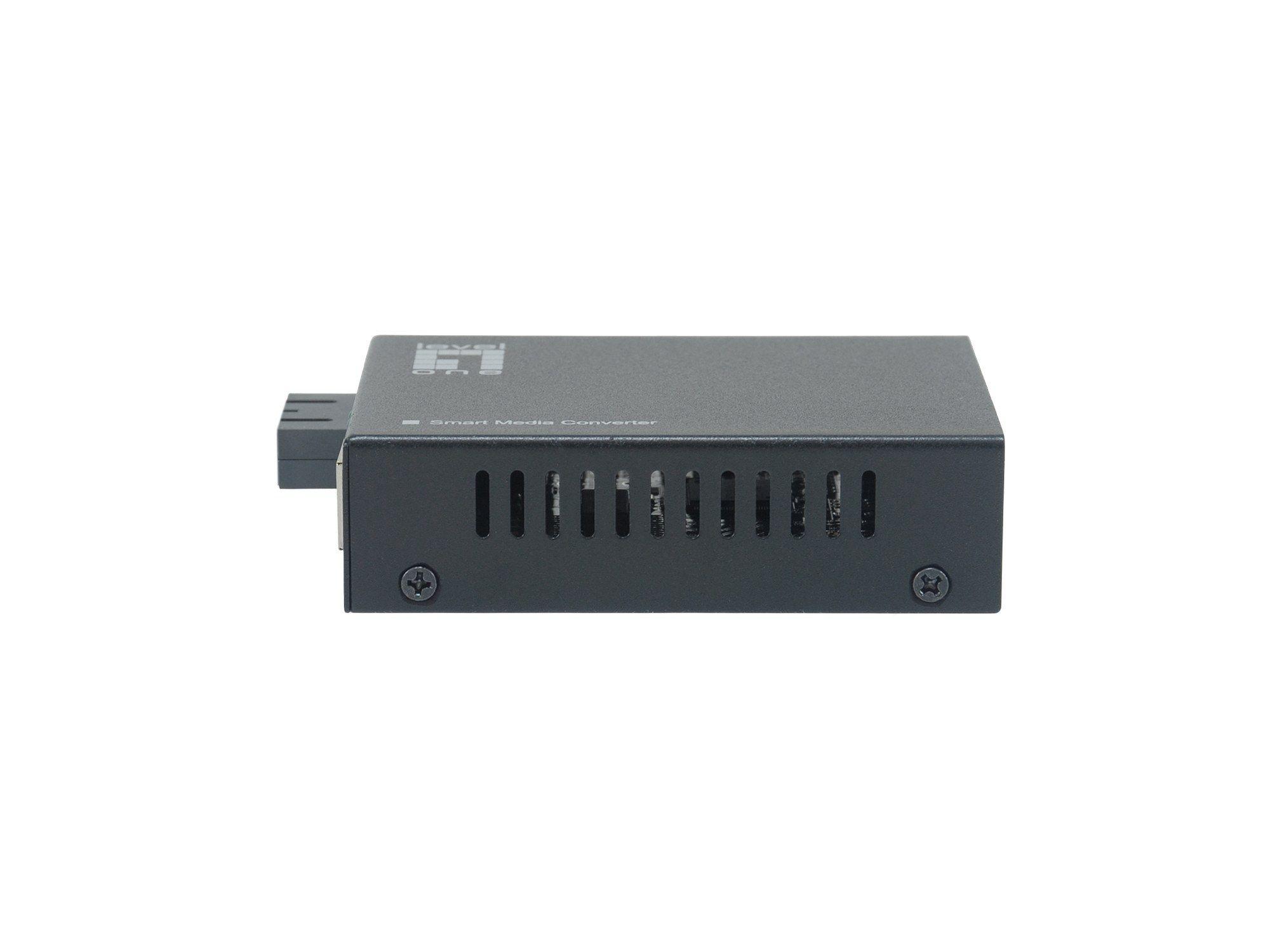 Conversor de Fibra Ótica LEVELONE GVM-2001 (1 RJ-45 - 1000 Mbit/s - Preto) — miniatura 3