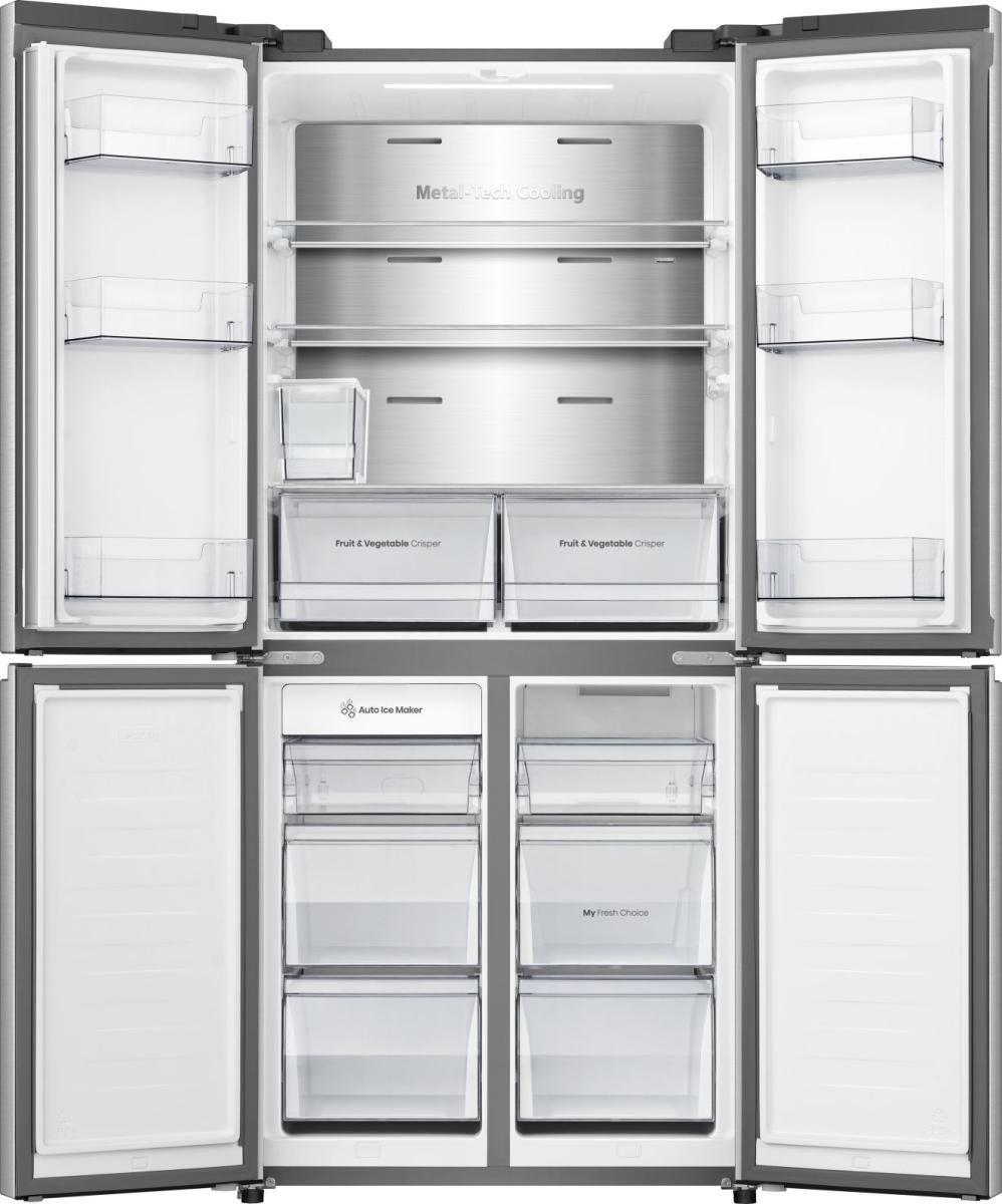 Frigorífico Americano Independente HISENSE RQ5P470SYID (483 l - ConnectLife - 178,5x79,4x69,8 cm - Cinzento Inox), miniatura 6