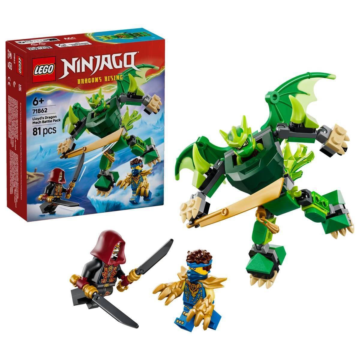 LEGO 71862 Ninjago Pack de Batalha do Robô Dragão do Lloyd (6+ anos - 81 peças) — miniatura 3