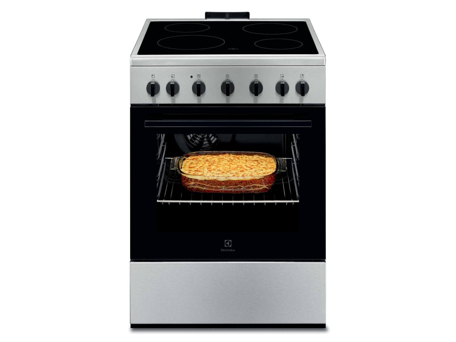 Fogão Independente ELECTROLUX LKR620066X (Altura 85,8 cm - 86 cm - 60 cm - Preto e Inox)