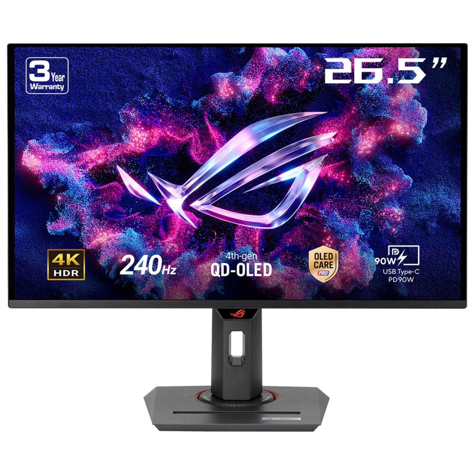 Monitor ASUS ROG Strix OLED XG27UCDMG (26,5" - 240 Hz - 3840 x 2160 pixels - Preto)