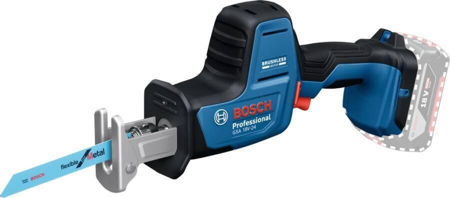 Serra de Sabre a Bateria BOSCH GSA 18V-24 Professional (18 V)