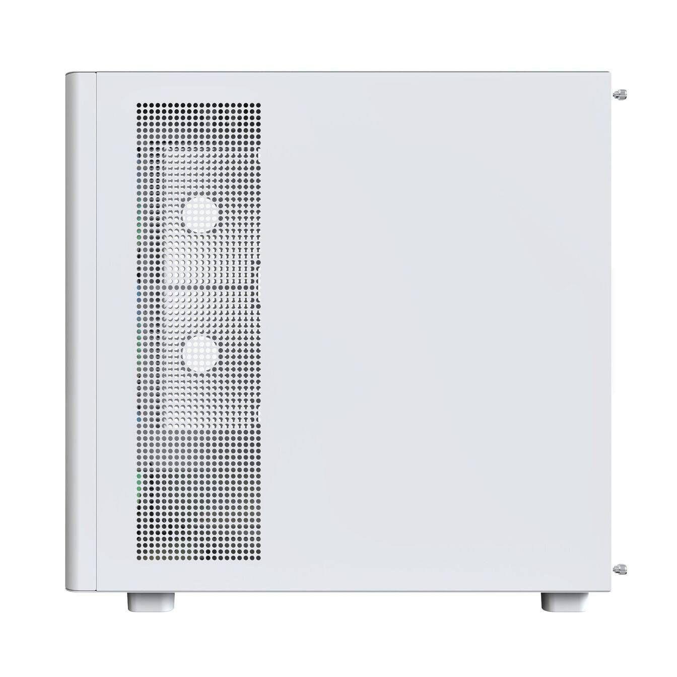 Caixa ATX MONTECH XR WOOD (W) (ATX, Micro ATX, Mini-ITX - Midi Tower - Madeira de nogueira - Branco/Madeira) — miniatura 4