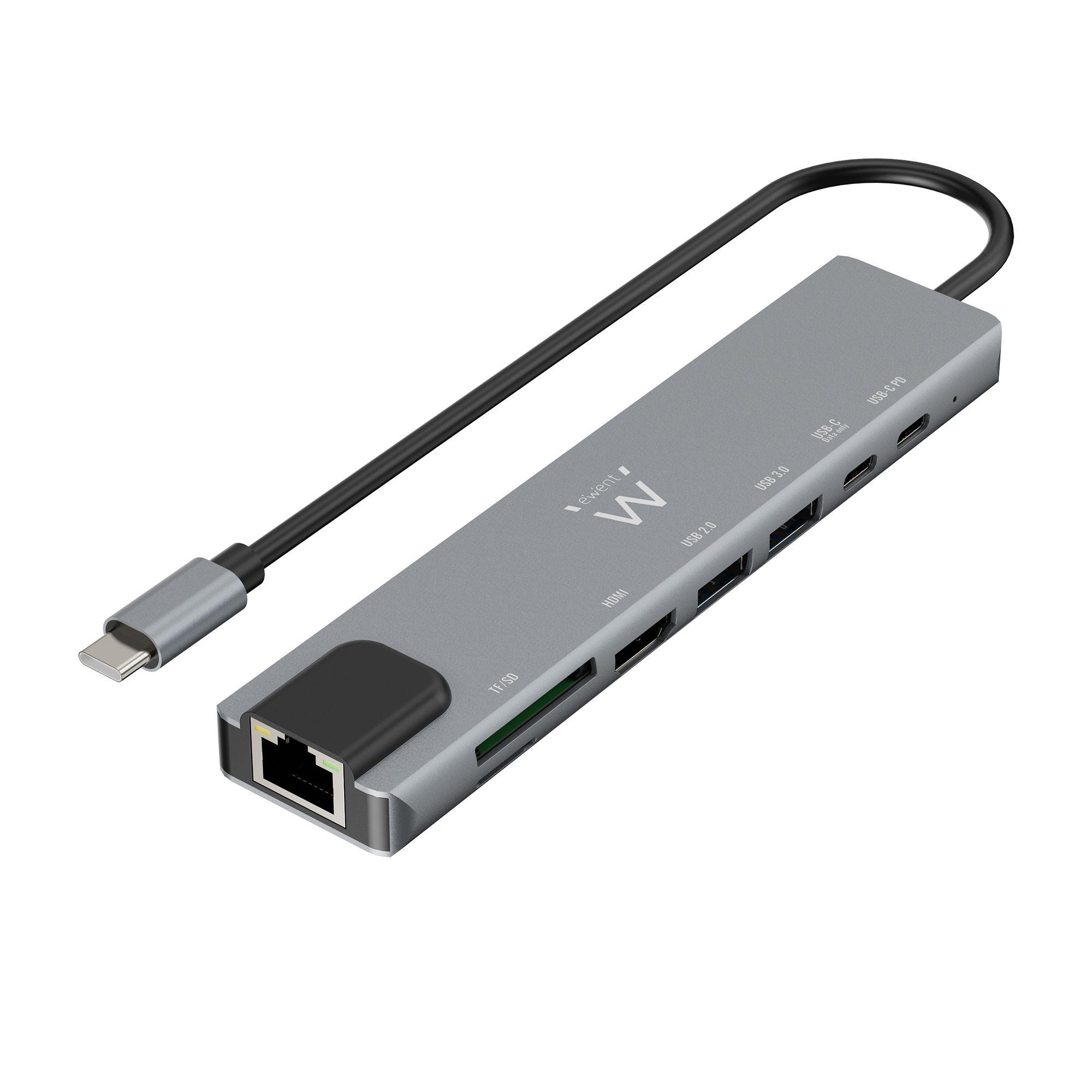 Dock Multiportas EWENT EW1146 (Cinzento)