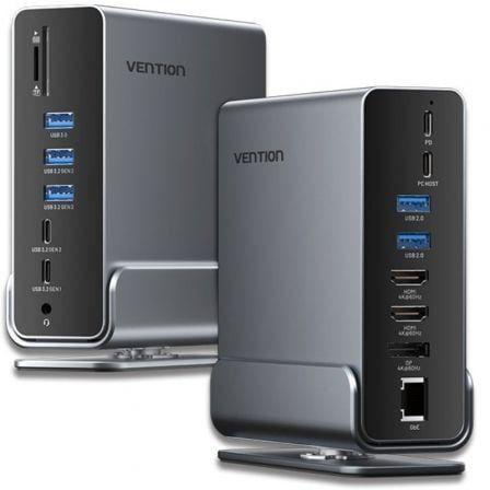 Docking Station USB-C VENTION TPUH0 (0,5 m - Cinza), imagem 1