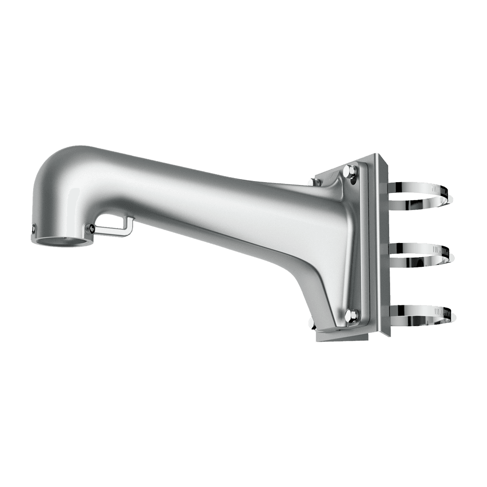 Suporte de Poste para Câmara Dome HIKVISION DS-1603ZJ-Pole-P (Ø 67–127 mm - Branco)