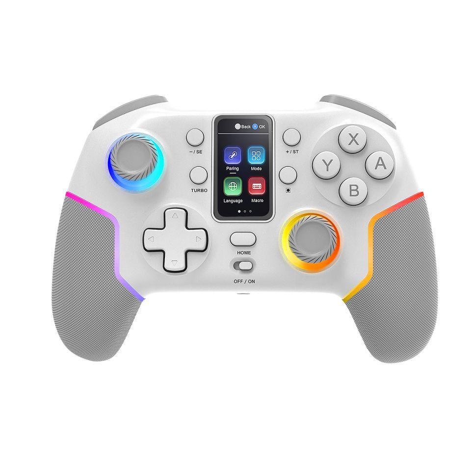 Comando MARS GAMING MGP-V3W (Nintendo Switch - USB Type-A para USB Type-C - Bluetooth/RF/USB - Branco)